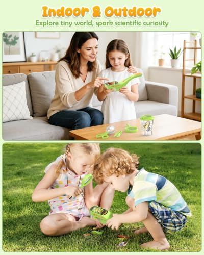 Bug Catcher for Kids,Kids Microscope,3-in-1 Insect Catching Kit for Kid - Image 6