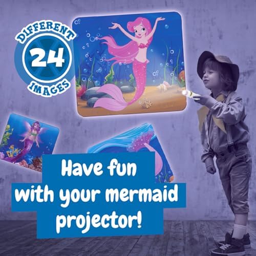 Science4you Mermaids Torch Projector for Kids - Mermaid Toy with 24 Images and Poster Included, Projector Torch, Toy, Gift for Kids 4 5 6 7+ Year Olds - Image 3