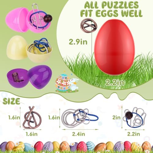 Mytothfy 36 Pack Brain Teaser Puzzles for Adults Teens - Metal Puzzles 3D Puzzle Game Toys for Adults Teens - Unlock Interlocking Puzzle Adult IQ Education Smart Toys - Image 6