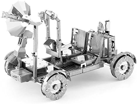 Set of 2 Metal Earth 3D Laser Cut Models: Hubble Telescope & Apollo Lunar Rover - Image 3