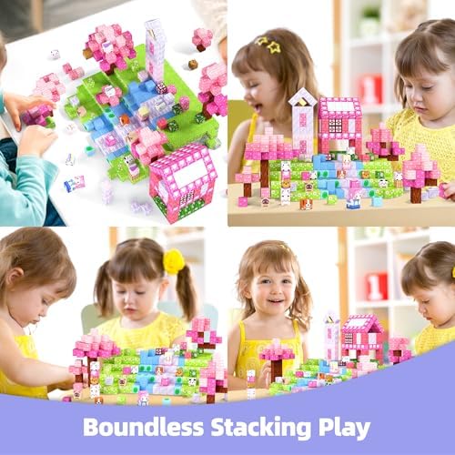 GobiDex 100PCS Magnetic Blocks Kid Building Toys for 3+ Years Old Girls - Image 5