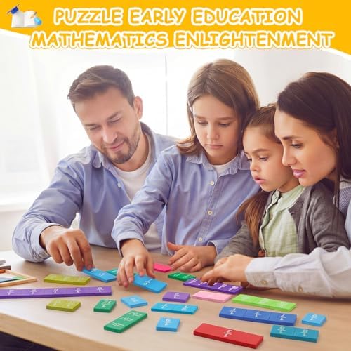 24 Sets Sayglosy Fraction Tile Manipulative for Math Classroom, Muted Color - Image 6