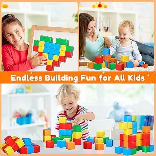 KAEILORU Magnetic Blocks 32PCS Magnetic Building Block for Toddler Age 3-5 - Image 4
