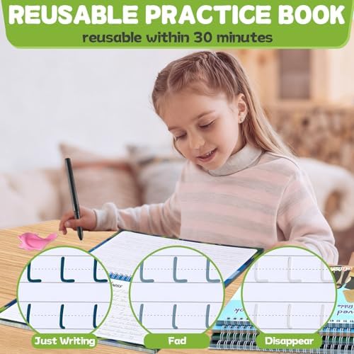 chiazllta Bible Magic Grooved Writing Practice Books for Kids Reusable Grooved Handwriting Workbooks for Kids Ages 3-8 Tracing Bible Magic Copybooks for Sunday School Christian Activity Gifts Prizes - Image 4