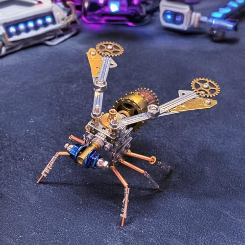3D Metal Model Kits Insect Bug Mechanical Steampunk Science Kit Metal Building DIY Projects Arts and Crafts Hobby Kits Gift Ideas for Birthday & Christmas (Mechanical Insect) - Image 3
