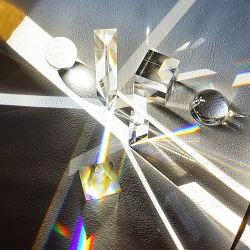6 Pack K9 Optical Crystal Photography Prism Set for Creative Photography - Image 3