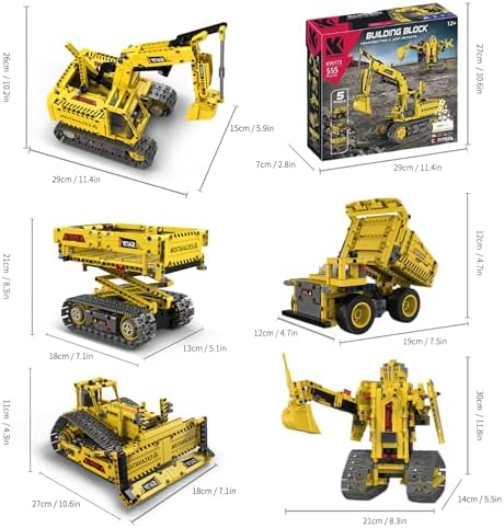 Robot Building Kit, 5-in-1 Programmable Robot Kit, App & Remote - Image 6