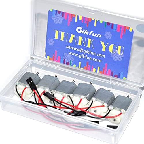 Gikfun 1.5V-6V DC Type 130 Micro Motor (Pack of 6PCS) EK1894 - Image 3