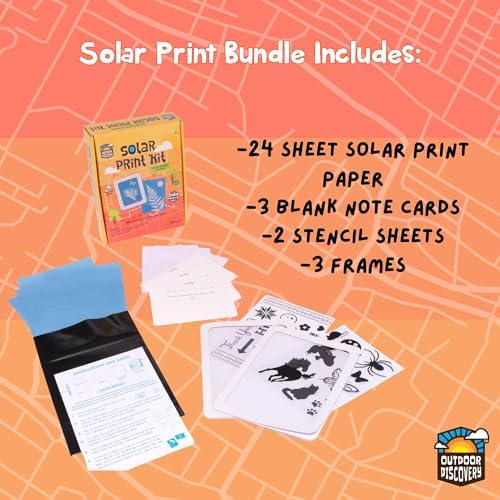 Toysmith Outdoor Discovery Solar Print Paper Kit, Multicolor, 36 Sheets - Image 3