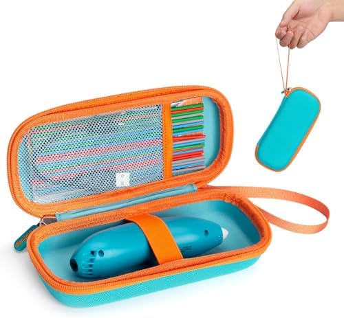 Case for 3Doodler Start+ Essentials(2023-2025) for 3D Pen Set for Boys & Girls, Art Activity Set Storage Organizer for Educational STEM Toy Holder Filament Refill DoodlePad and Cable(Case Only) by Yewltvep
