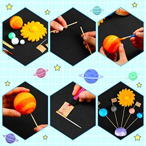 55 Pcs Solar System Mode Kit for School Science Project - Image 3