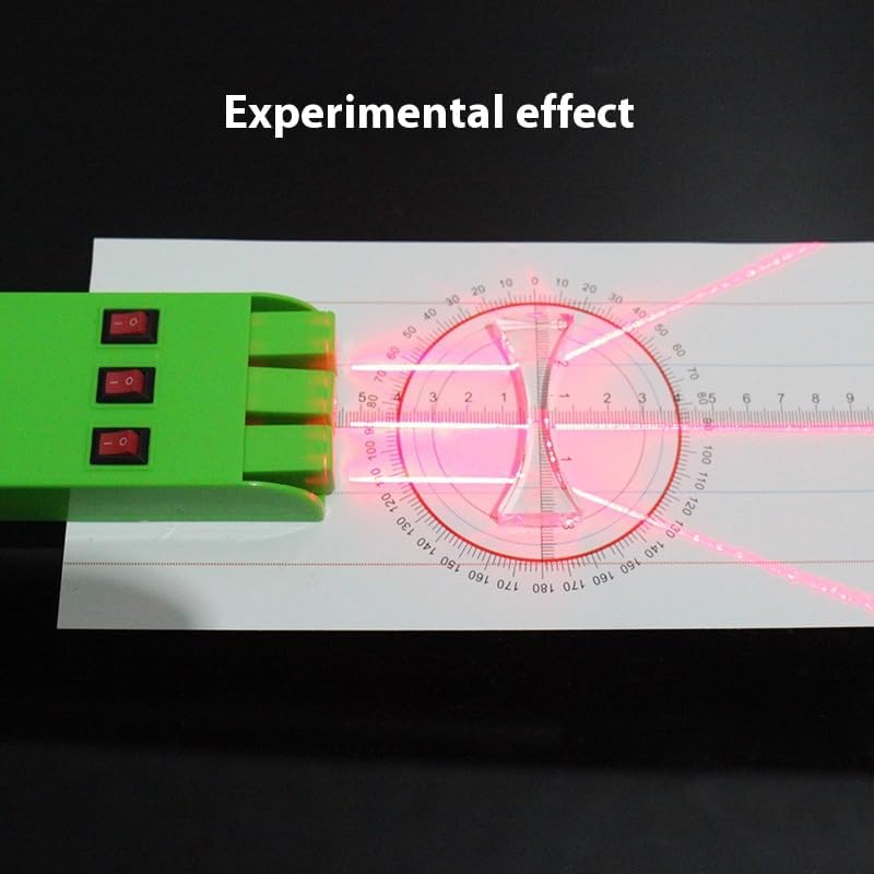 Physics Optics Experiment Kit, Prism Lens Mirror Set, Teaching Demonstration Equipment - Image 4
