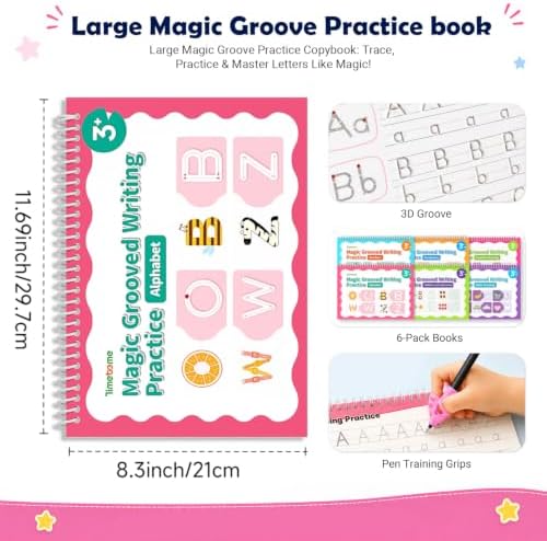 Magic Grooved Writing Practice for Kids, Grooved Writing Books - Image 5