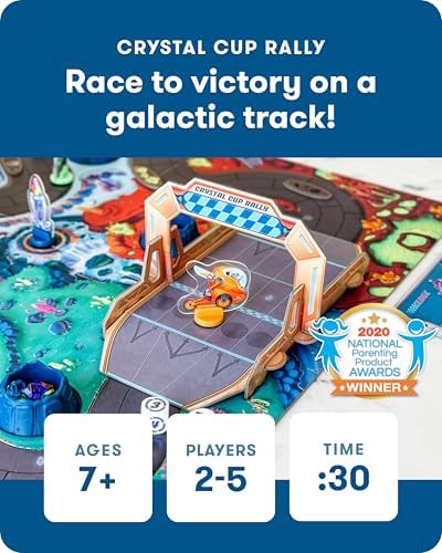 SimplyFun Crystal Cup Rally - Educational Kids Game - Develops Reasoning Skills, Planning, & Strategic Thinking - 2-5 Players, Ages 7 & Up - Image 2