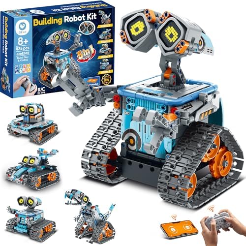 Bundle - 2 Items: Sillbird 12-in-1 Solar Robot Toys & Robot Building Kit with Remote Control, Christmas STEM Robotics Technic Toy for Boys, Birthday Creative Gifts for Kids Ages 8-14 - Image 7