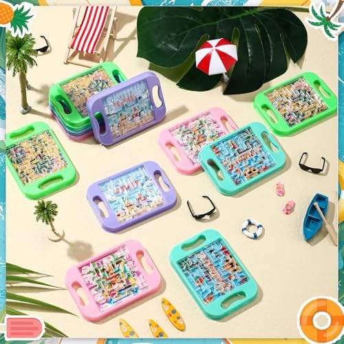 JellyArch 36 Pcs Mini Maze Puzzle Bulk for Kids Maze Cubes, Summer - Image 5