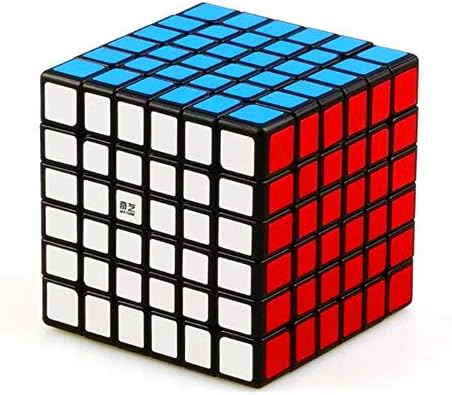 CuberSpeed Warrior 6x6 Black Magic Cube QY 6x6X6 stickered Speed Cube by Cuberspeed