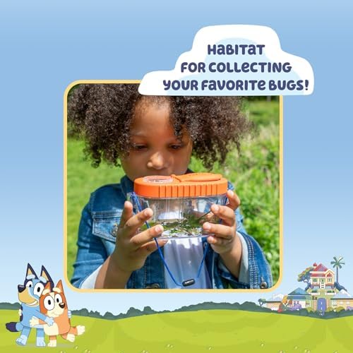BLUEY Bug Catcher Kit for Kids | 11 Piece Outdoor Exploration Set| Bug Habitat, Magnifier, Bug Catching Kit and More | Educational and Fun Outdoor Toy - Image 4