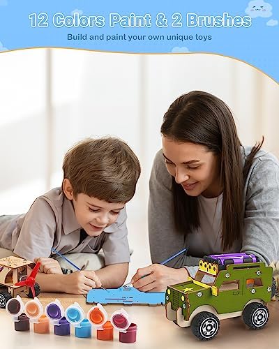 Poraxy 11 in 1 Kids Science Kits Age 8-10, 3D Puzzles Projects STEM Kits for Kids Ages 8-12 6-8 5-7, STEM Toys Robotics Birthday Gifts 7 8 9 10 11 12 Year Old Boys Girls Engineering Building Toys - Image 2