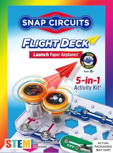Snap Circuits Flight Deck Science/STEM Toy kit | Ages 8+ | Construction Gift for Boys and Girls by SnapCircuits