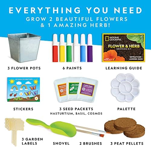 National Geographic Flower and Herb Gardening Activity Kit for Kids - Image 4