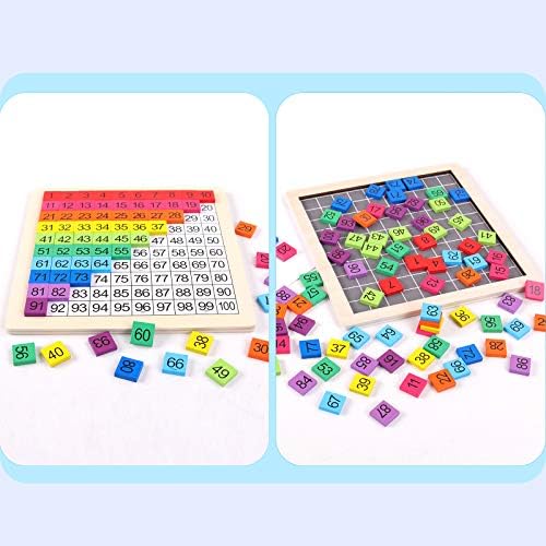 Wooden Montessori Math Counting Hundred Board Toys - Image 5