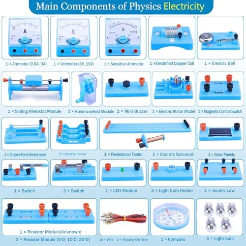 Physics Electricity & Magnetism Experiment Kit STEM Physics Lab Supplies - Image 2