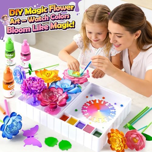 DIY Flower Craft Kits Magic Dyeing Florist Bouquet Maker Art Supplies Arts - Image 4