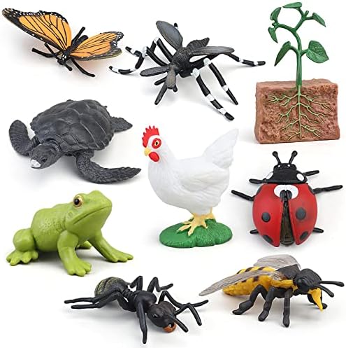 Montessori Life Cycle Animal Figures with Flash Cards, Realistic Animal Figurines Toy, Educational Matching Game for 3+ Year Old Kids (Turtle) - Image 6