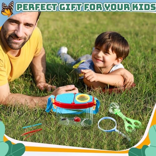 36 Pcs Bug Catcher for Kids, Outdoor Insect Explorer Kit, Blue - Image 6