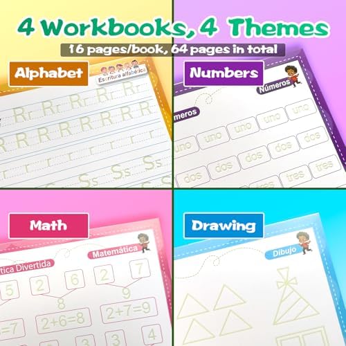 Magic Grooved Writing Practice for Kids - Spanish, Big, 4 PCS - Image 6