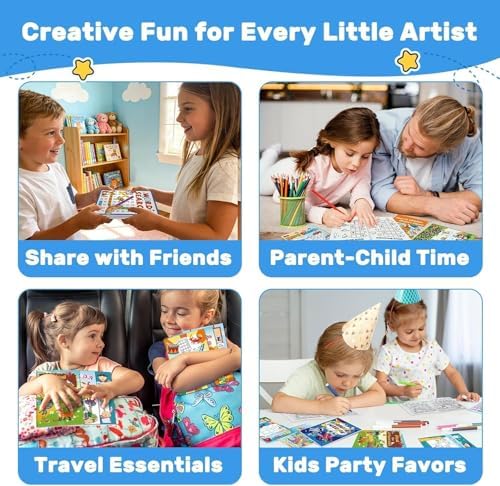 Kalysky 24 Activity Books with Colored Pencils for Kids 4-8 8-12 PartyFavor - Image 7