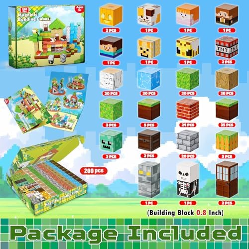 ToyUnited 200PCS Magnetic Building Blocks - Image 2