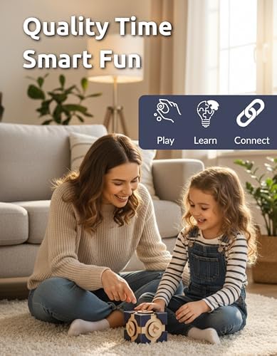 Brave Puzzle by Sharp Brain Zone – Wooden Mind Game, 3D Interlocking Brain Teaser, Logic Brain Teaser, Unique 3D Interlocking & Decorative Burr Puzzle - Image 3
