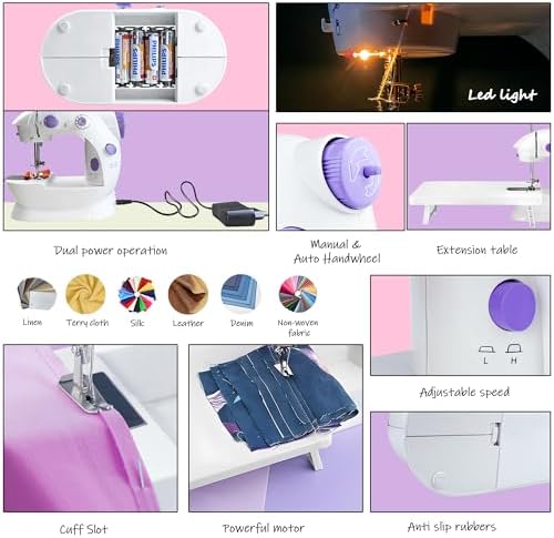 Beginner Sewing Machine for Kids & Adults, Maquina de Coser - Image 6