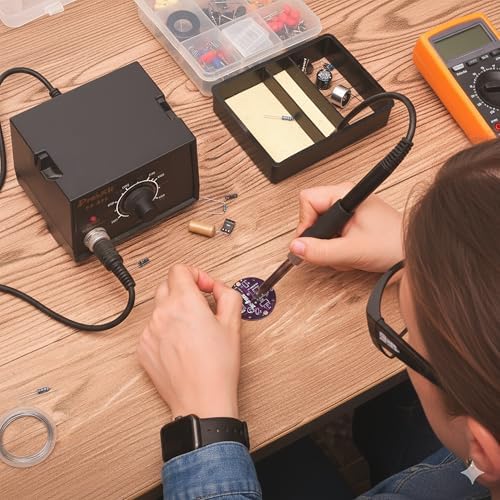 OSOYOO Ultrasonic Levitation Soldering Kit, STEM Electronics DIY Practice Kit for Beginners to Learn to Solder, Build Sound Wave Floating Ball Experiment, USB Powered Science & Engineering Project - Image 5