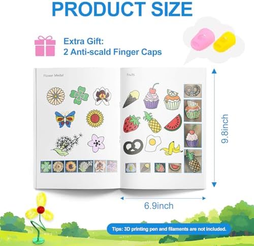 3D Printing Drawing Book, 40 Original Patterns Painting Graffiti Template - Image 2