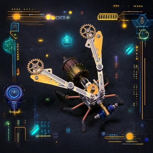 3D Metal Model Kits Insect Bug Mechanical Steampunk Science Kit Metal Building DIY Projects Arts and Crafts Hobby Kits Gift Ideas for Birthday & Christmas (Mechanical Insect) - Image 5