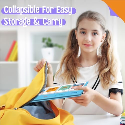 Sentence Flip Charts, 80 Double Sided Cards 40 Sentences, Learn Parts of Speech Who/What/Where Sentence Building Freestanding Flip Chart Educational Tool for Preschool Kindergarten 1st 2nd Grade - Image 6