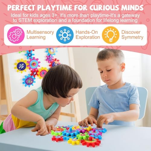 Relaxweex Magnetic Gears Interchangeable for Fridge,36 Pcs,Space - Image 4