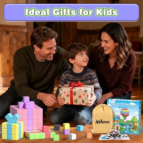 Apluses Magnetic Blocks for Toddlers 3+ Gift for Boys Girls - Image 7