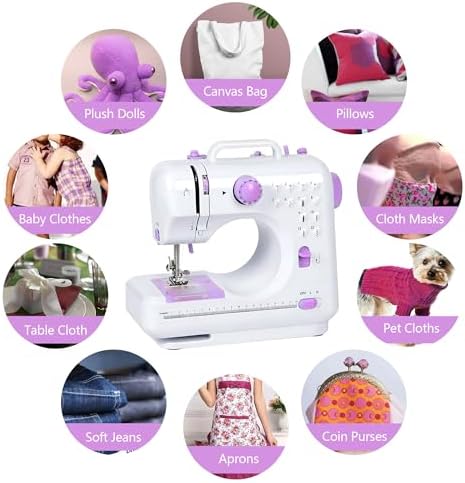Flying Banana Portable Sewing Machine for Beginners, 12-Stitch Mini - Image 6