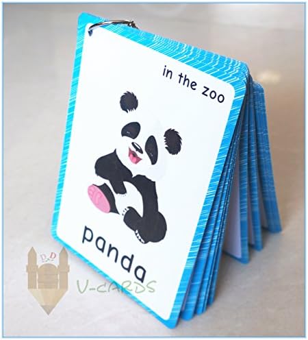 32 pcs Wild Animals Flashcards for Kids | Learning Cards & Montessori Pocket Cards for Pre-K Wall Stickers and Insect Themed Party, Online Classroom | Teacher/Autism Therapists Tools - Image 3