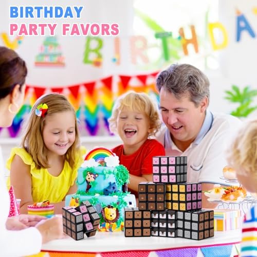 24 Pack Animals Mini Cube Bulk, 1.18 Inch 3x3x3 Small Puzzle Cubes Set, Animal Themed Birthday Party Favors, Classroom Rewards Prizes, Stocking Stuffers, Easter Basket Fillers for Kids - Image 7