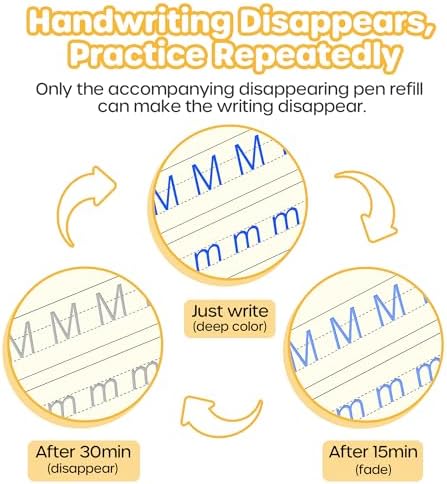 Large Magic Grooved Writing Practice Books for Kids 3-8 Learn to Write - Image 5