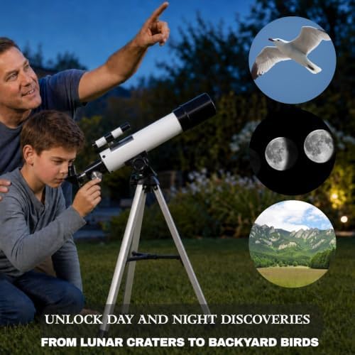 Telescope for Kids 8-12, 100x Magnification Beginner Kids Telescope - Image 2