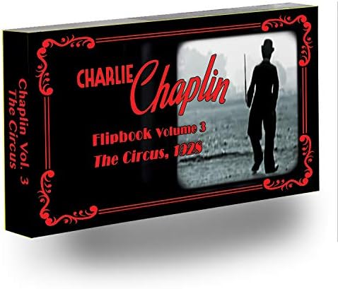 Charlie Chaplin Flipbook for Movie Lovers, Animation Flip Book Keepsake by Fliptomania