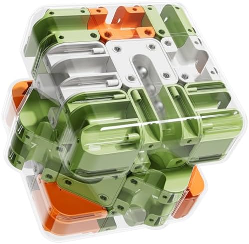 JUKUDAHU 3D Cube Puzzle Toys for Kids 3-8 with Ball, Fidget Toys by JUKUDAHU