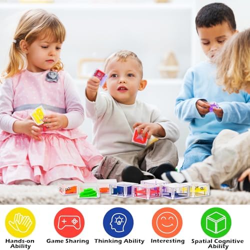 GOLDGE 24 Pcs Balance IQ Maze Game Toy Set - Image 5