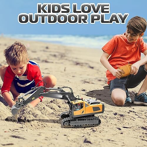 Remote Control Excavator Toys, 11 Channel 1:20 RC Construction Truck - Image 6